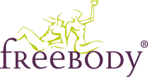Freebody Logo Nackter Mann und Nackte Frau